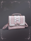 Handtasche Leichtes Criss-Cross-Design Lolita PU Rosa