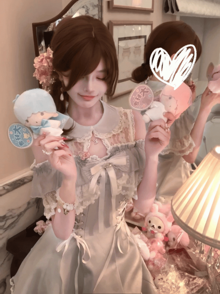 Purple Light in Style Pure Dress Off-Shoulder Landmine Edgy