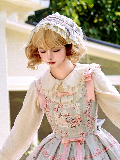 Floral Print Pink / Green Hairband