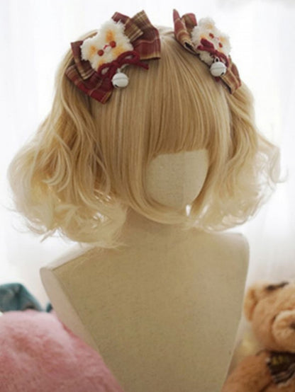 Light Blonde Ombre Wavy Ponytail Claw Clips