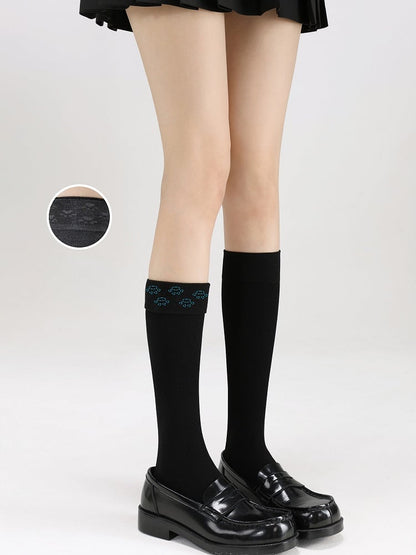 Pattern Paw Calf Socks Colors 40CM Kitty Anti-Slip 3