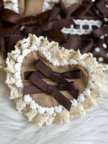 Bow Trim Lace Options Hairclip/Brooch Color Heart-Shaped 3
