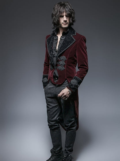 Jacket Tail Gentle Scissors With Red