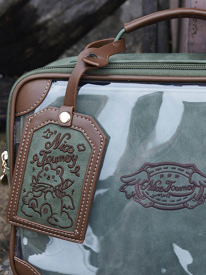 Bear Ita 9 Colors Charm Bag Embroidered