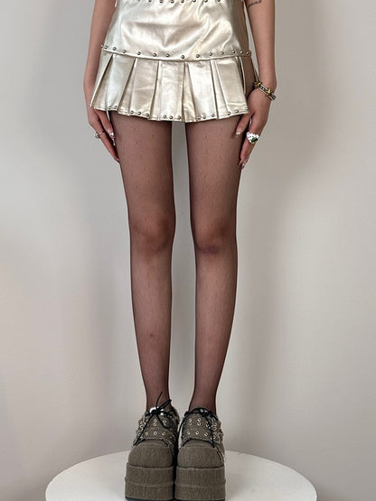 Tights Black/Brown Semi-sheer