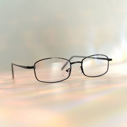 Gold/Silber/Schwarze Cyberpunk-Brille