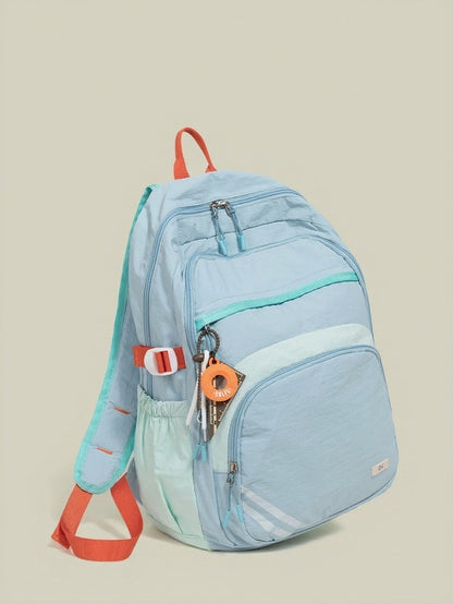 Large Casual Blue Backpack Lightweight Capacity with