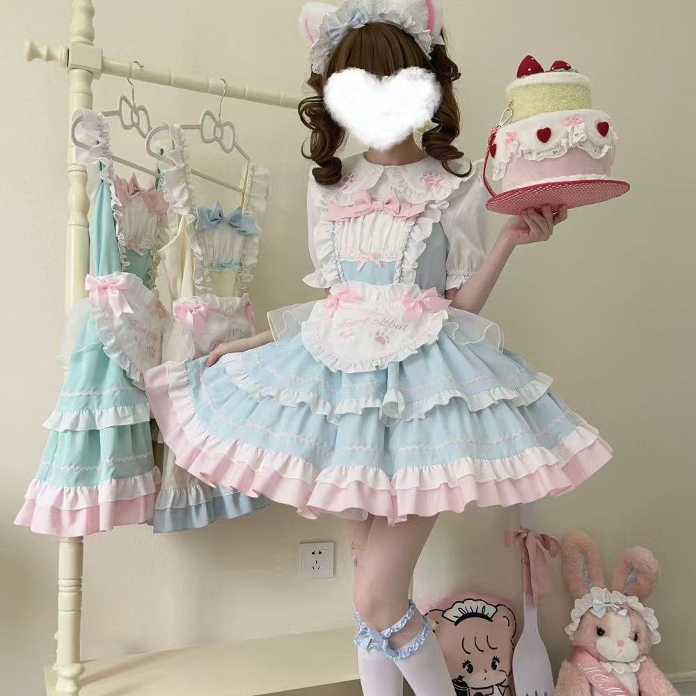 Lolita Cat Ear Story Sweet JSK Suspender Dress
