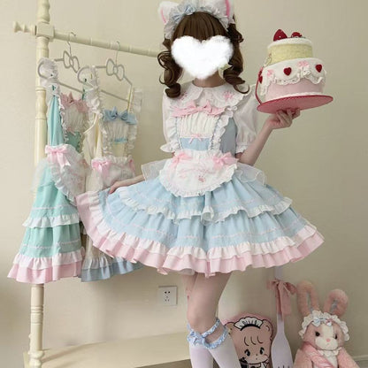Lolita Cat Ear Story Sweet JSK Suspender Dress