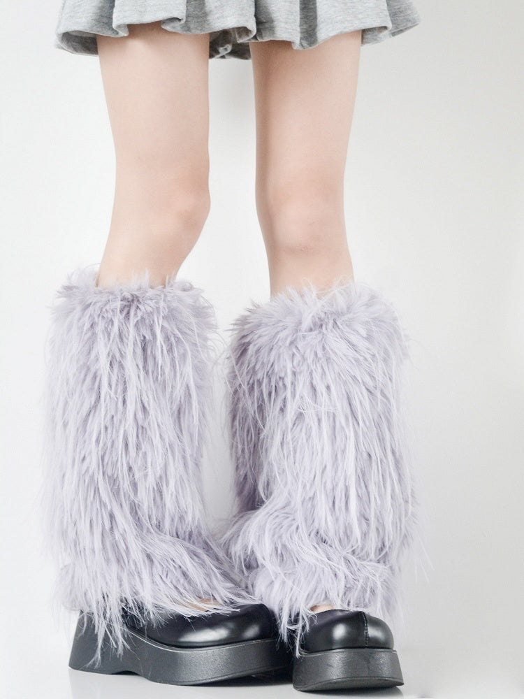 Y2K Fuzzy Leg Version 6 Short/Long Warmers Colors
