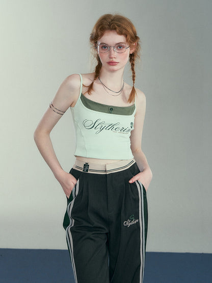 Cami Top Light Green Preppy Harry Potter KYOUKO