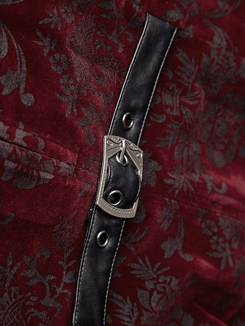 Men's Gothic Vest Red