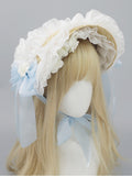 Floral Pink/Blue/Green Details Bowknot Design Gorgeous Version