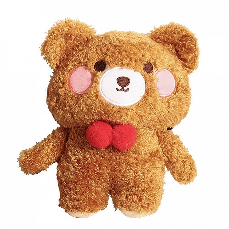 2 Strap Options Sweet Lolita Plush Bear Crossbody Bag