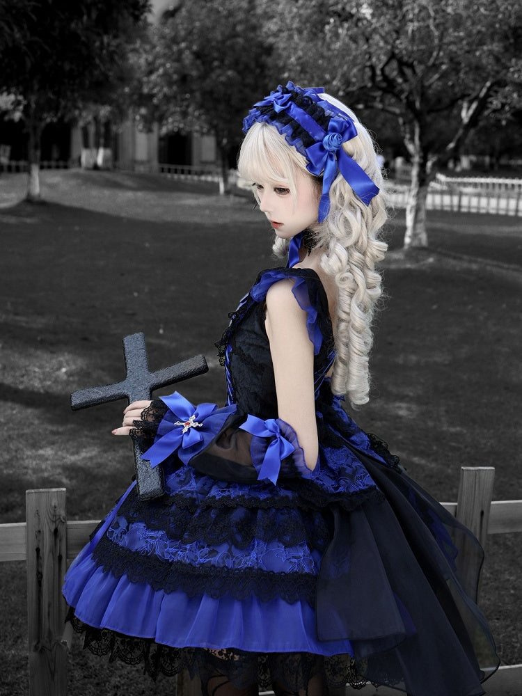 Gothic Lolita Bowknot Hairband Available in 2 Colors - Dream Flower Box