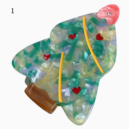 Y2K Blätter Design Krallenklammer