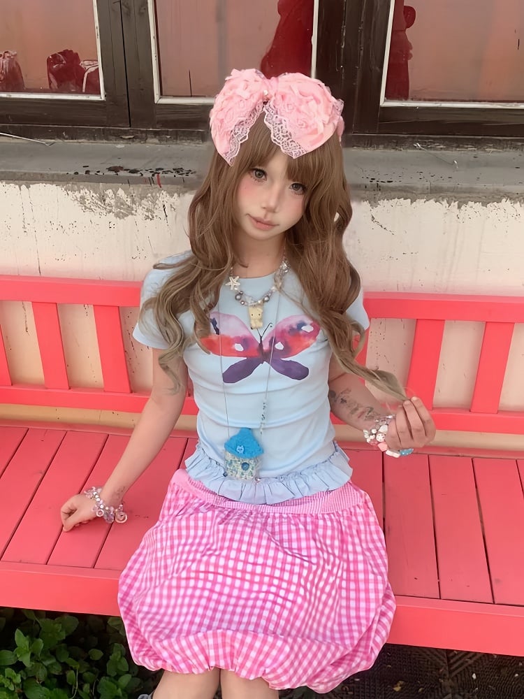 Color Lace Available Oversized Bowknot Inspired Dreamy Options KC - Doll 2 Princess