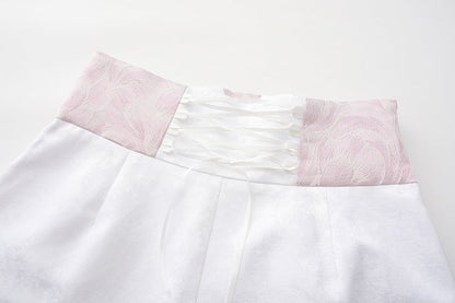 Ouji Pink Waist White Shorts and Lolita Prince High