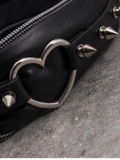 Gothic Buckle KC Studs Decorated Knot Black Design