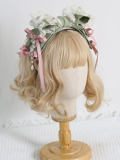 Charms KC Lace Lolita Bowknot Bead With Trimmed Gorgeous