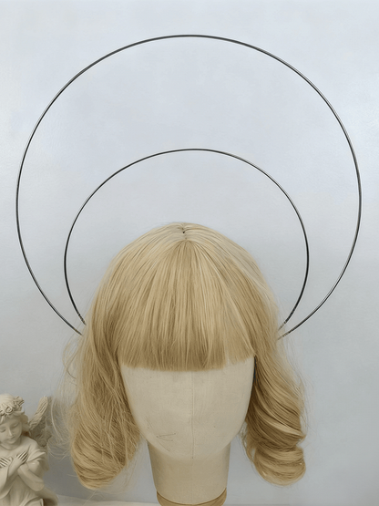 Double KC Halo Large Metal Golden/Black