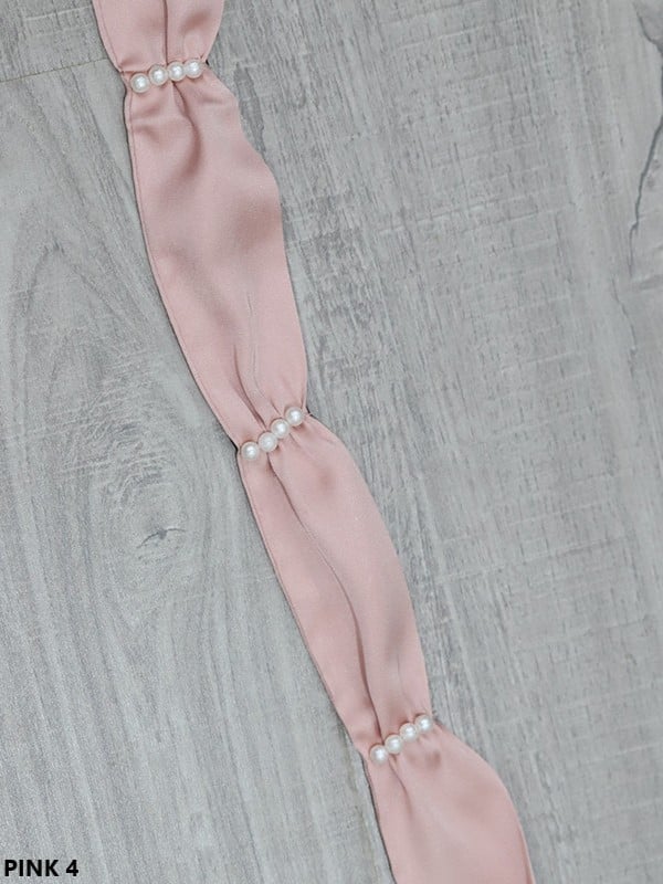 18 Color Options Lolita Belt Pearl Satin