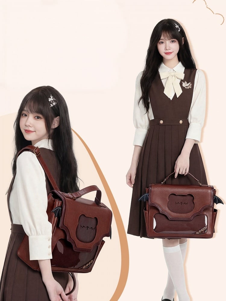 Ailes de sac Ita Ours Brun - thejunco