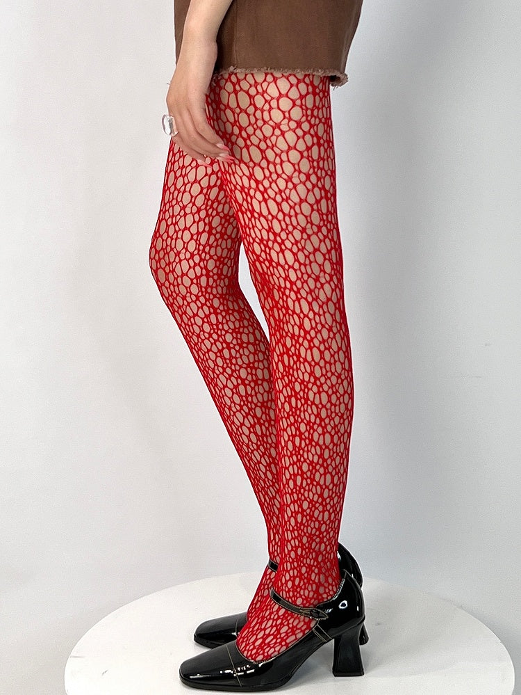 6 Design Y2K Cut-out Options Color Tights