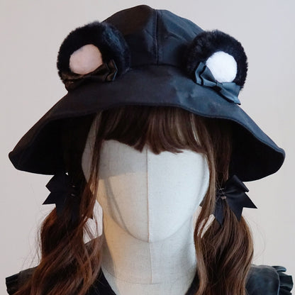 Bear Details Options Color Hat Ear Bowknot 4