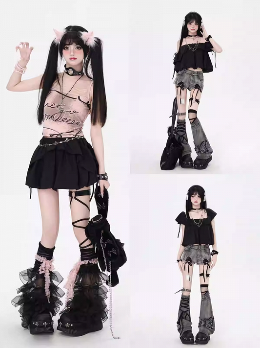 Three Top/Bubble Ways Schwarzer Rock