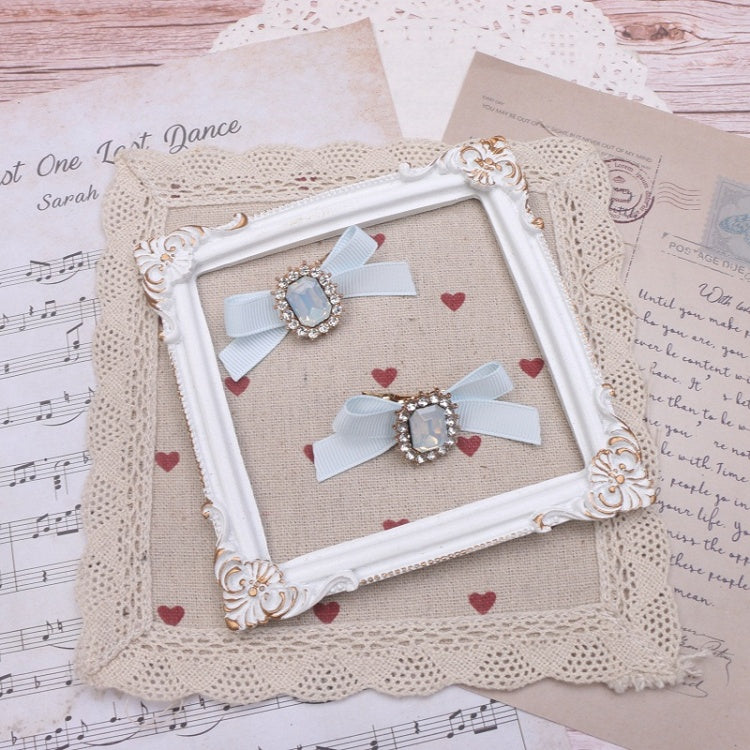 Kei Rhinestone Options 8 Hairclip Jirai Bowknot Color