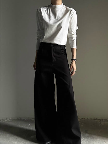 Lolita wtih Neck Unisex Sleeve White T-shirt Long Mock Ouji