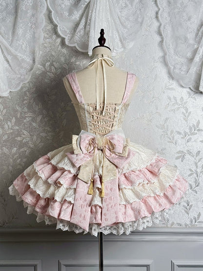 ブルー/パープルピンクのリボンビッグ