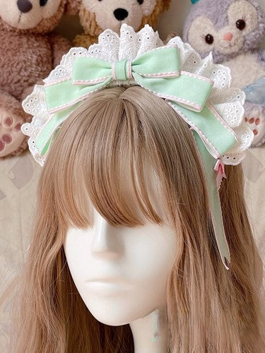 Lace Options and KC – White 9 Trim Color Bowknot