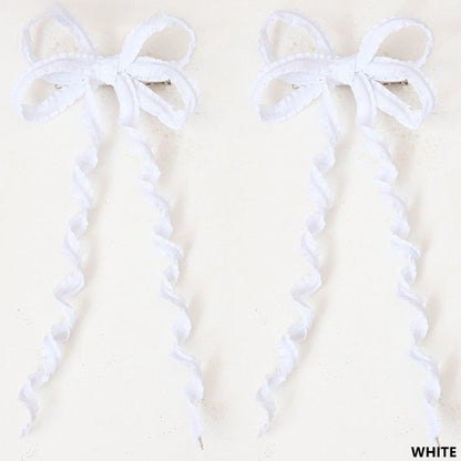 Moldable Options 21 Color Lolita Bowknot Hairclip Sweet Wire