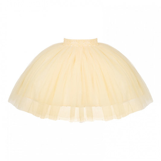 Yellow Tulle Skirt Mini Version - With PUJI