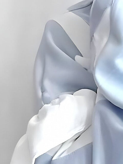 Tenshi Kaiwai Light Blue Yami Kawaii Cross Cat Ear Hoodie Shorts Leg Warmers Set