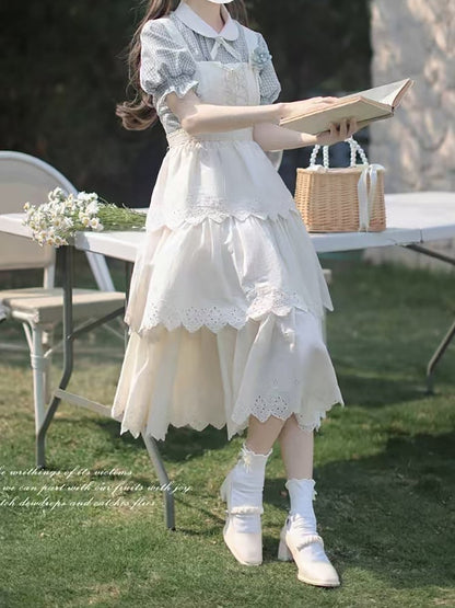 Detail Tie Bead White