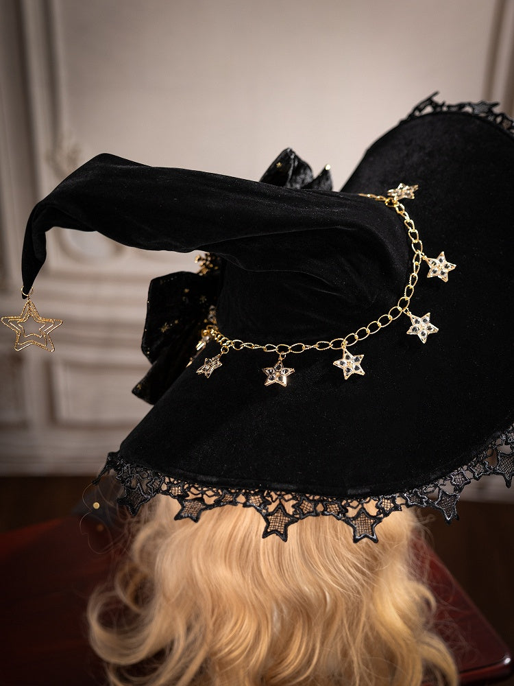 Hat Starry Night Witch
