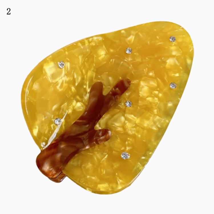 Y2K Blätter Design Krallenklammer