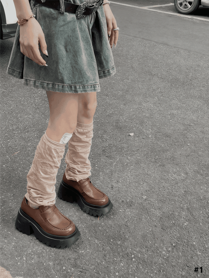 5 Color Options Maillard Palettes Thin Stacked Leg Warmers