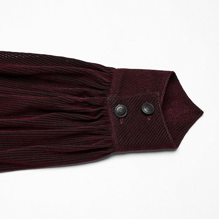 Shirt Goth Men's Red