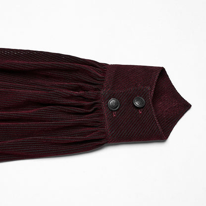 Shirt Goth Men's Red