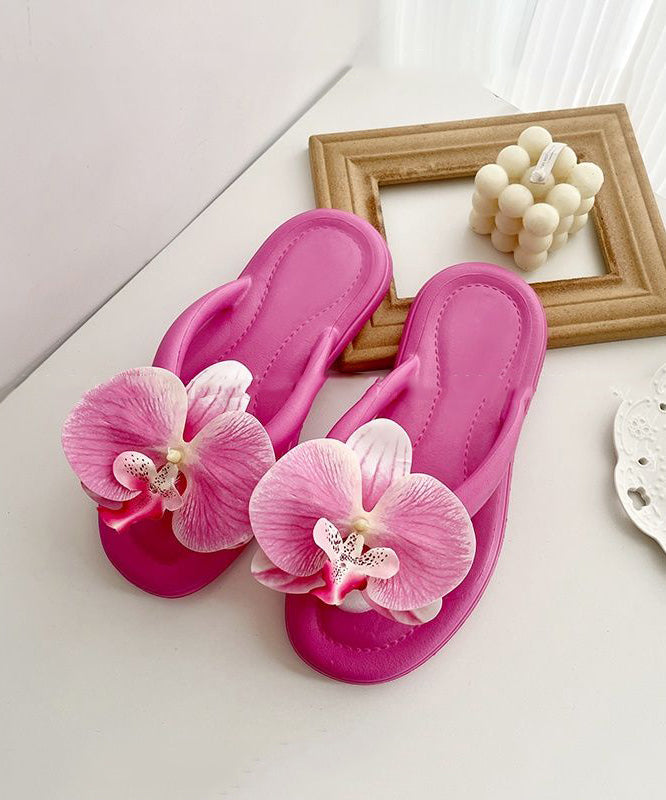 Spleißen Flops Bequeme Floral Bohemian Grün Flip