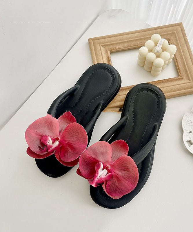 Spleißen Flops Bequeme Floral Bohemian Grün Flip