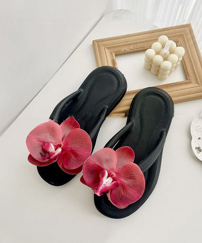 Spleißen Flops Bequeme Floral Bohemian Grün Flip