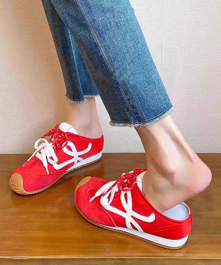 Wildleder-Spitze Splicing Up Casual Sandalen Braun Slide