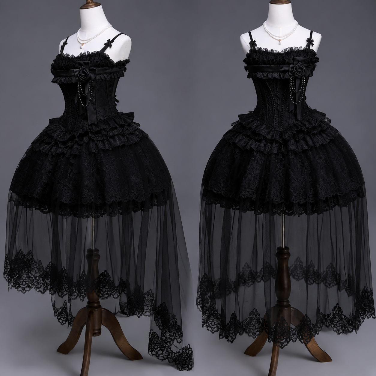 Airfreeing – Unnamed Snow Series Lolita JSK / Cape / Tulle Set