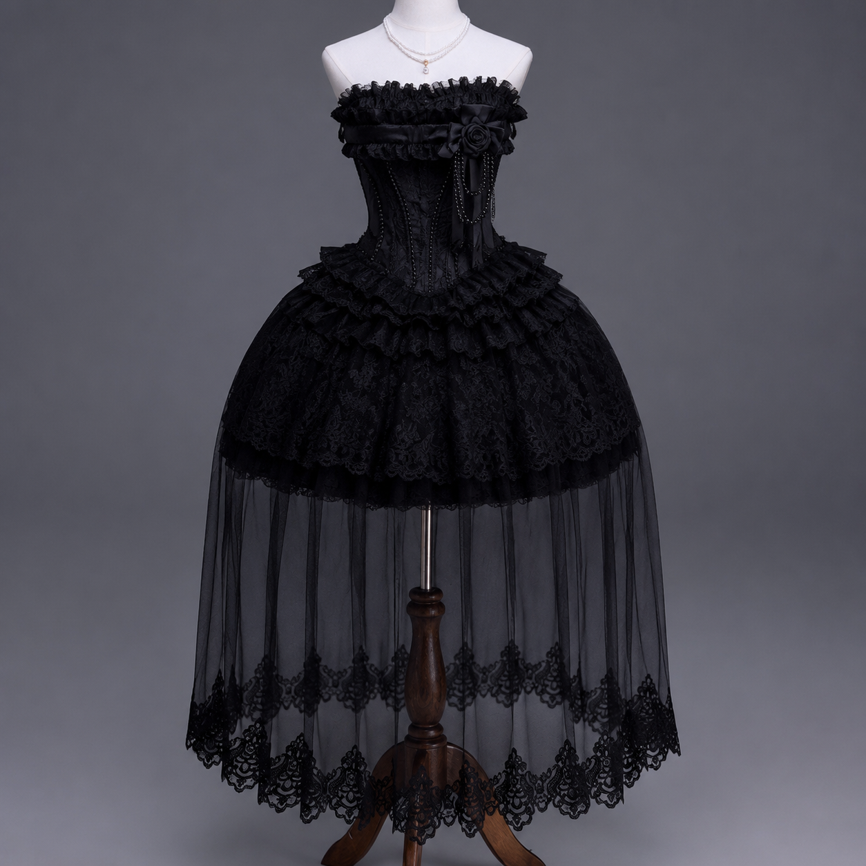 Airfreeing – Unnamed Snow Series Lolita JSK / Cape / Tulle Set