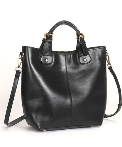 バッグ レザー 大容量 シック カーフ トート ブラウン